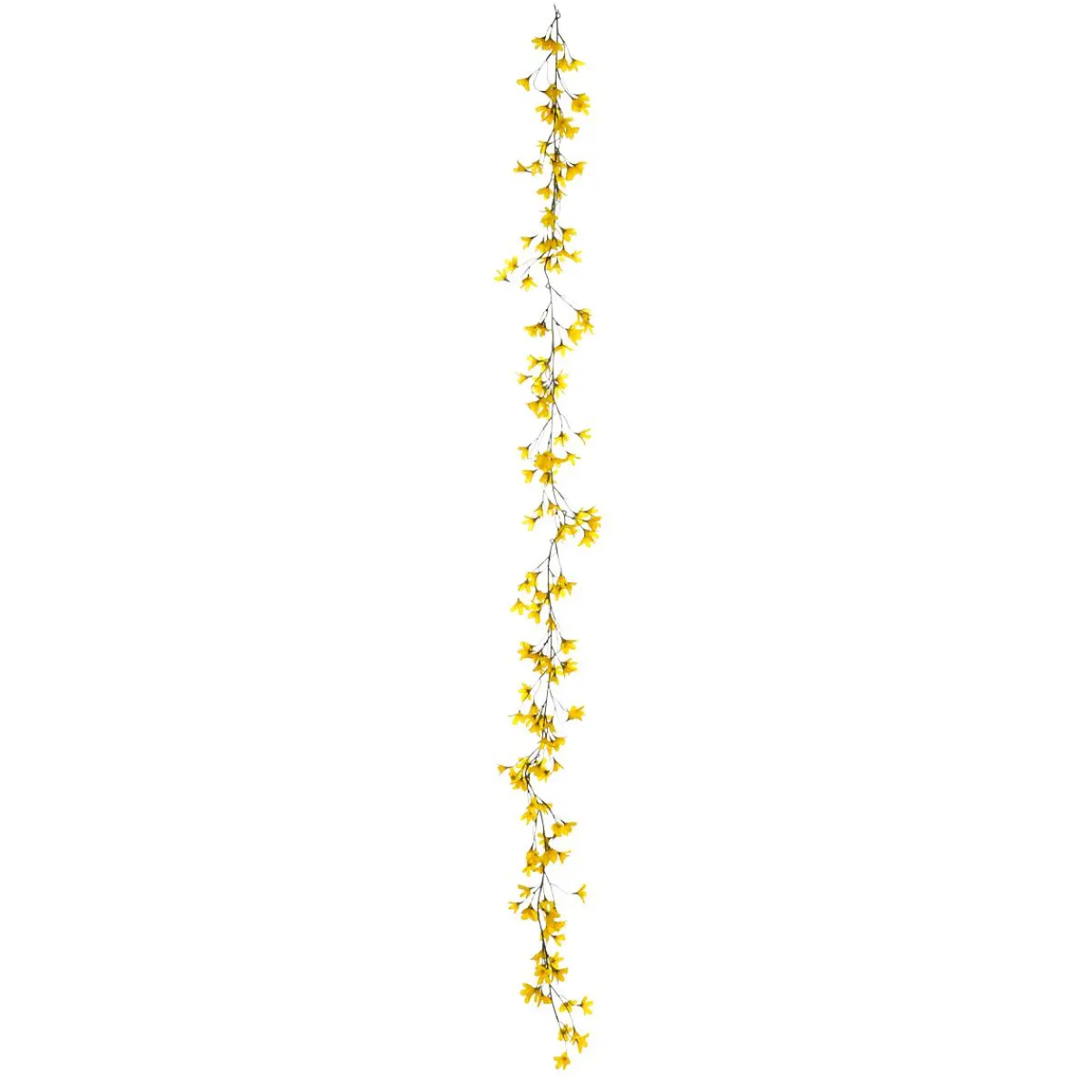 DecoWoerner Künstliche Forsythien Girlande 180 Cm gelb