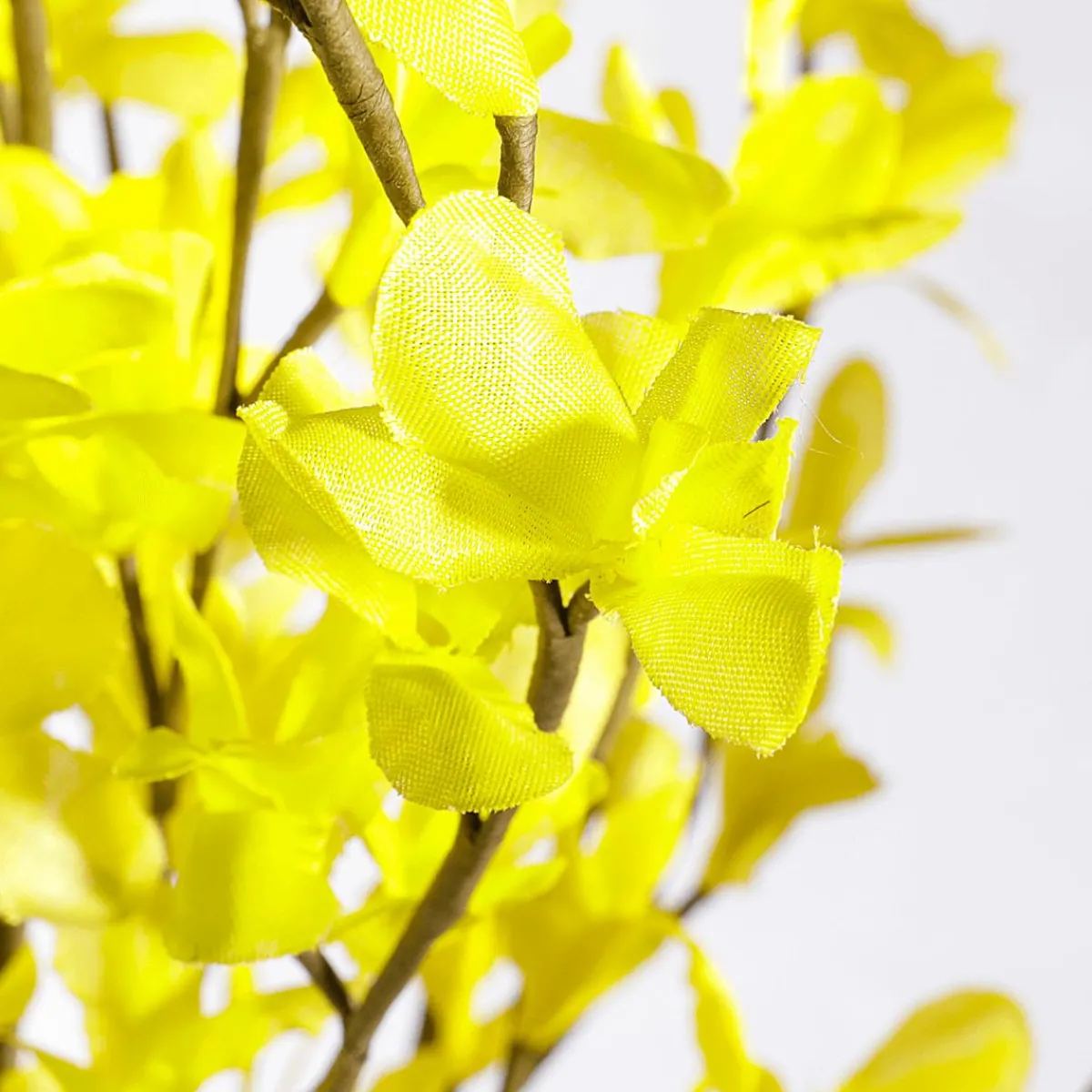 Discount DecoWoerner Künstliche Forsythien Zweige In Jute Gebunden 56 Cm gelb
