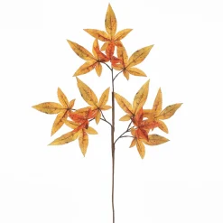 Clearance DecoWoerner Künstliche e Ahornzweige 2 Stück 81 Cm gelb