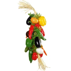 New DecoWoerner Künstliche Gemüse-Ranke 50 Cm mehrfarbig
