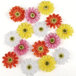Best DecoWoerner Künstliche Gerbera Streublütenmix 36 Stück mehrfarbig