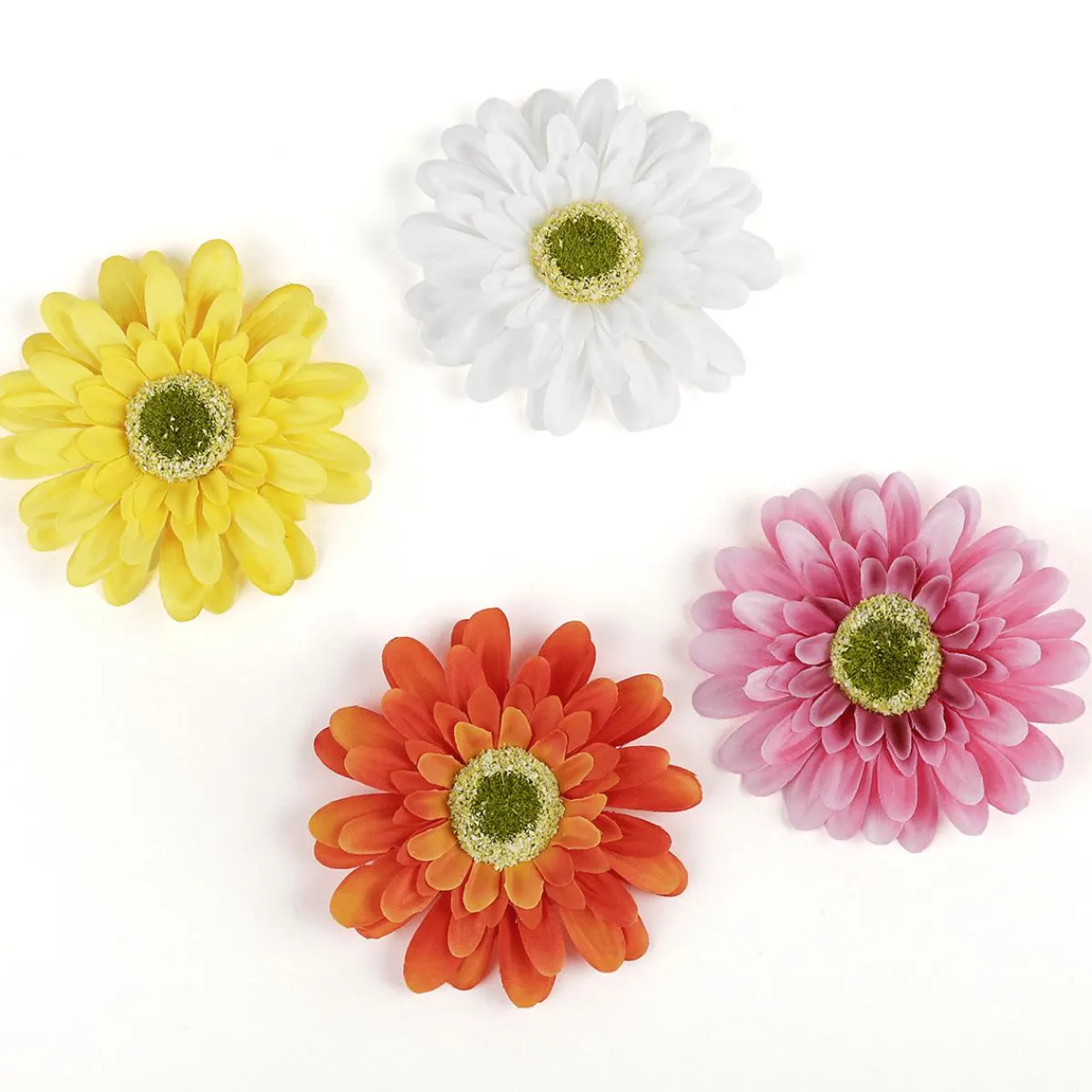 Best DecoWoerner Künstliche Gerbera Streublütenmix 36 Stück mehrfarbig