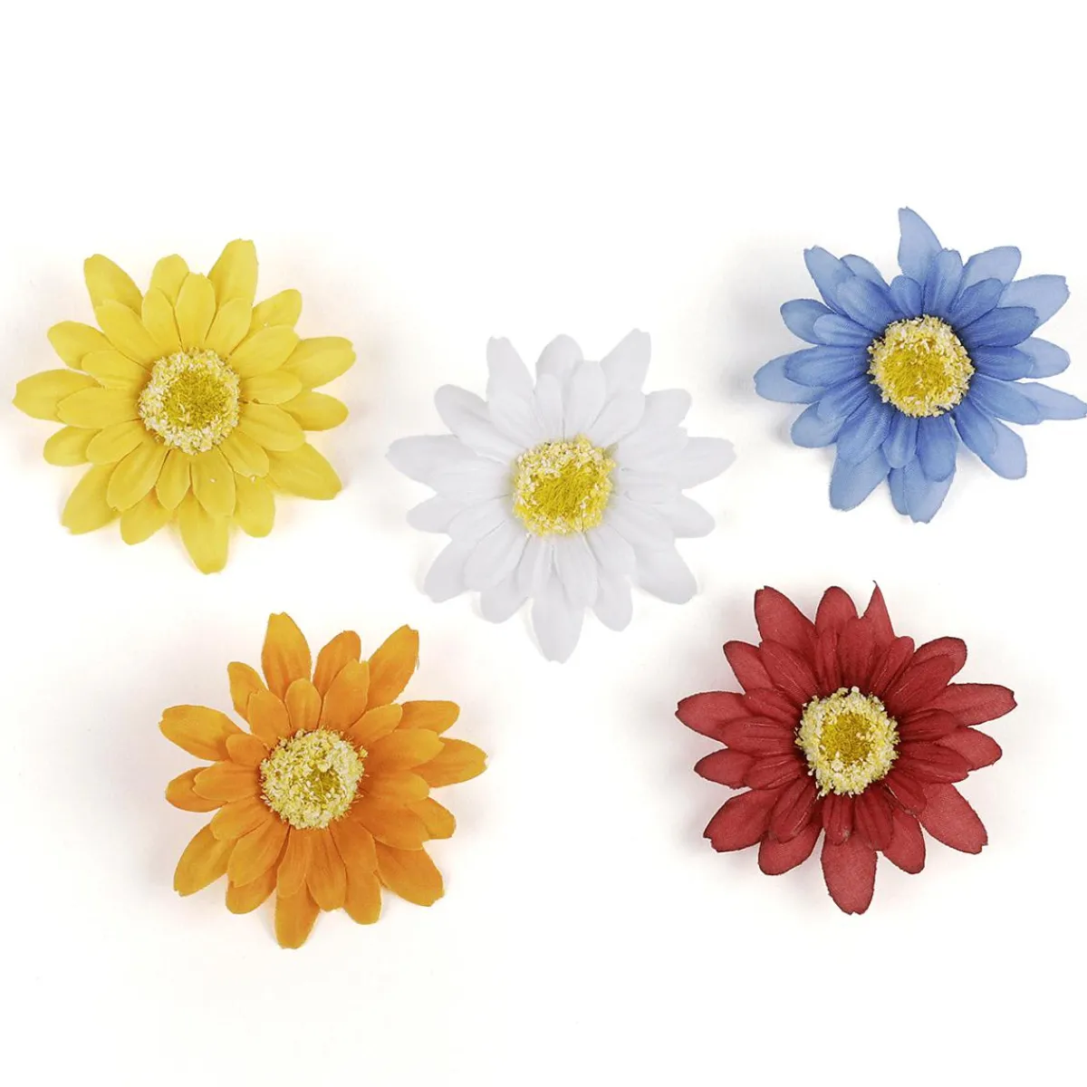 Online DecoWoerner Künstliche Gerbera Streublütenmix 60 Stück mehrfarbig