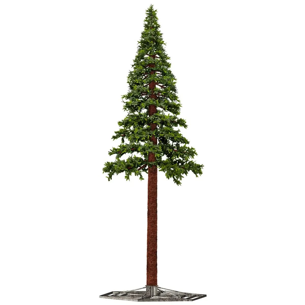 Discount DecoWoerner Künstliche Gigant Tanne, 580 Cm grün