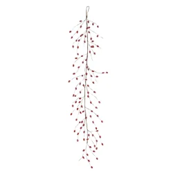Hot DecoWoerner Künstliche Hagebutte-Ranke 150x15 Cm rot