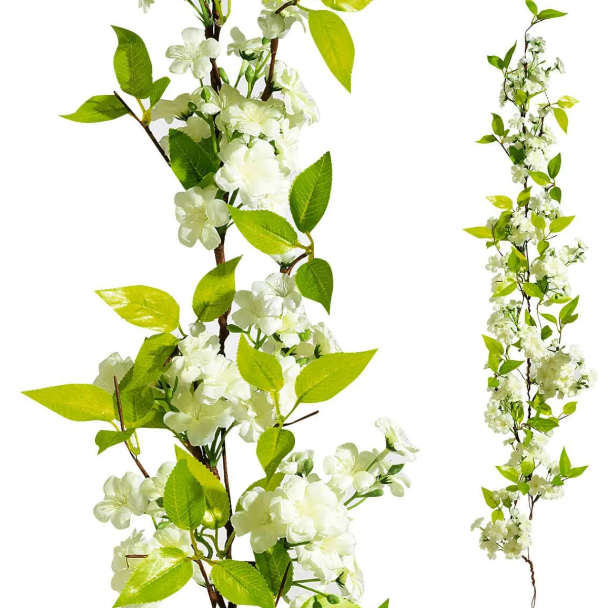 Sale DecoWoerner Künstliche Kirschblüten-Girlande 110 Cm weiß