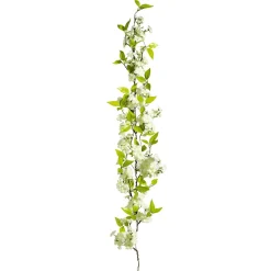 Sale DecoWoerner Künstliche Kirschblüten-Girlande 110 Cm weiß