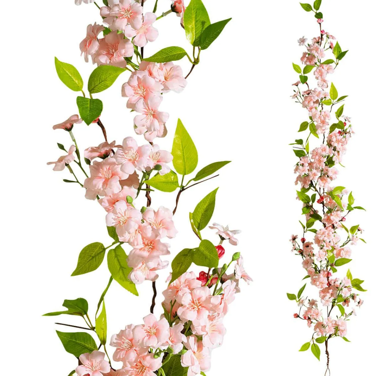 Clearance DecoWoerner Künstliche Kirschblüten-Girlande , 110 Cm rosa