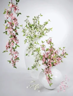Clearance DecoWoerner Künstliche Kirschblüten-Girlande , 110 Cm rosa