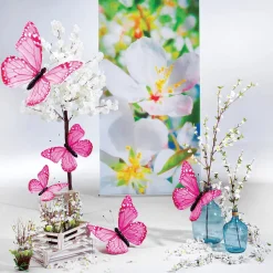 Best DecoWoerner Künstliche Kirschblüten-Ranke, 180 Cm weiß