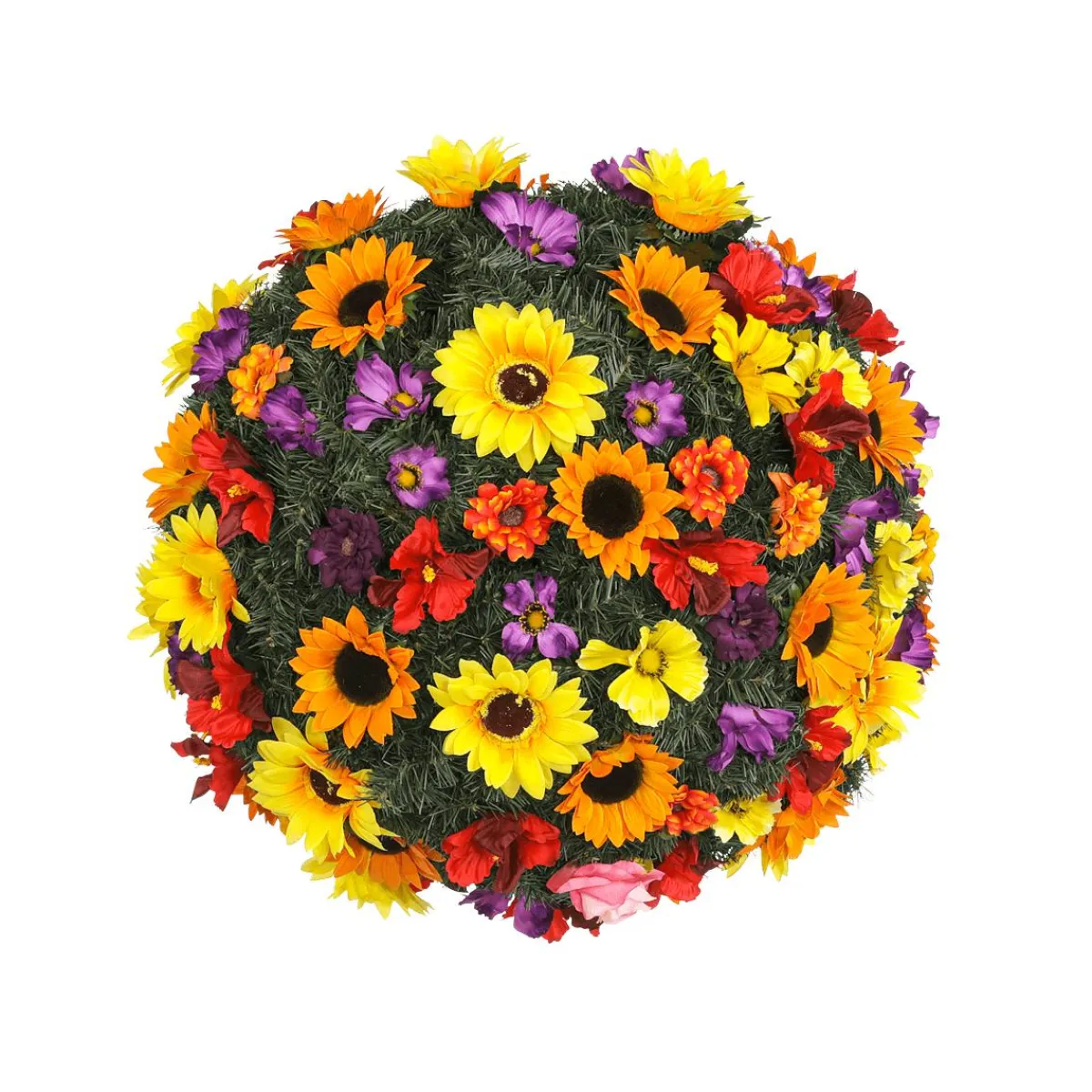 Discount DecoWoerner Künstliche Luvi Blütenkugel Für Innen & Außen 50 Cm grün