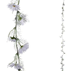 Online DecoWoerner Künstliche Margeriten-Girlande Kunstranke 14 X 180 X 8 Cm (B X L X H) weiß