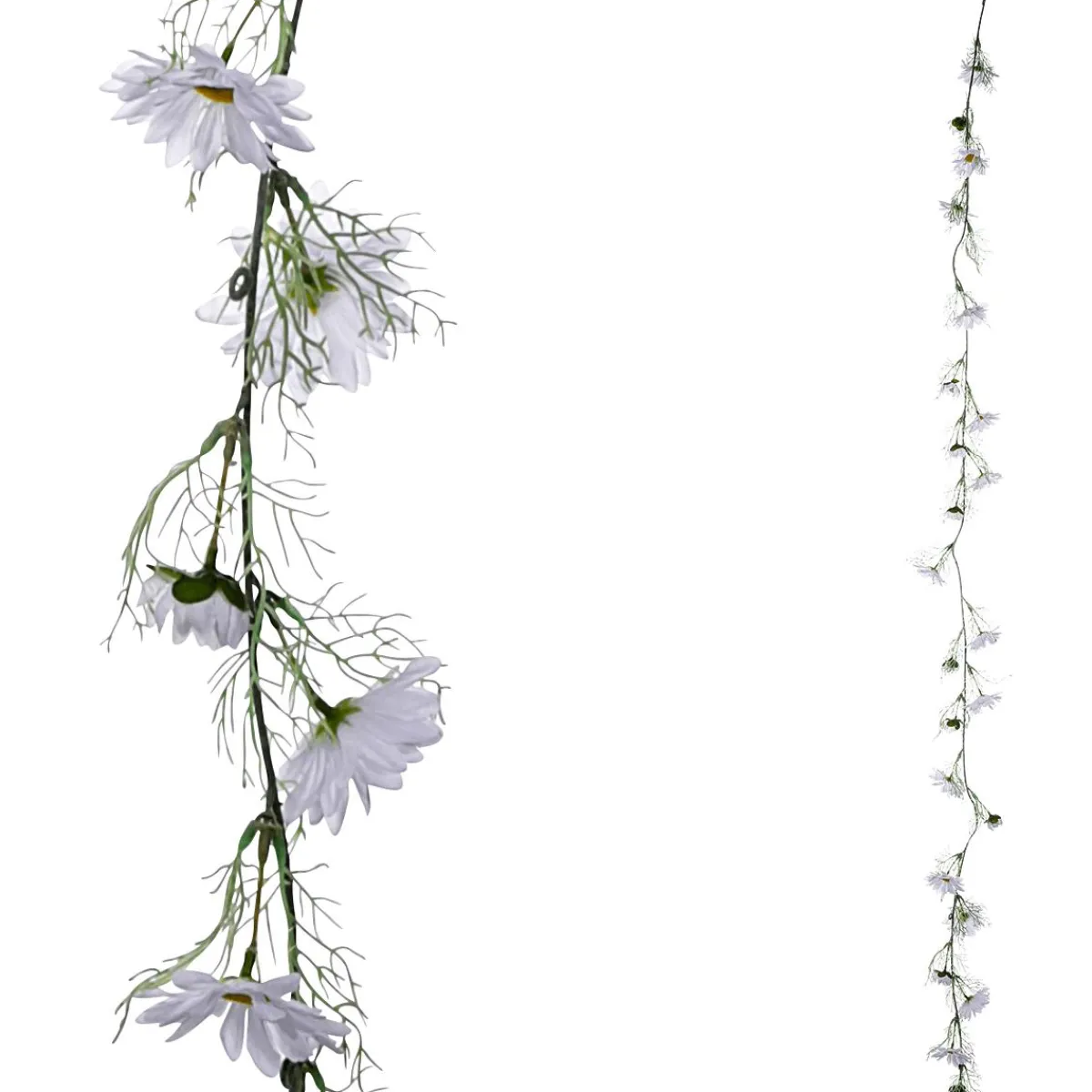 Online DecoWoerner Künstliche Margeriten-Girlande Kunstranke 14 X 180 X 8 Cm (B X L X H) weiß