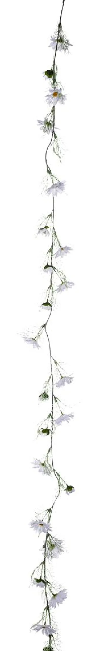 Online DecoWoerner Künstliche Margeriten-Girlande Kunstranke 14 X 180 X 8 Cm (B X L X H) weiß