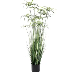 Outlet DecoWoerner Künstliche Papyrus-Pflanze Im Topf 120 Cm grün