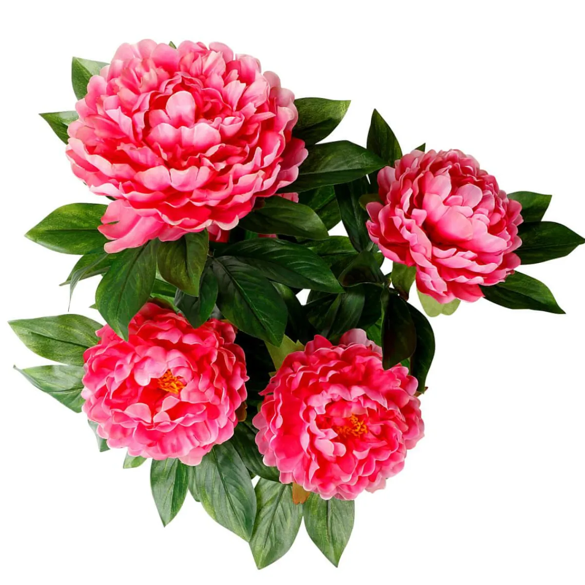 Best DecoWoerner Künstliche Pfingstrose Im Topf rosa