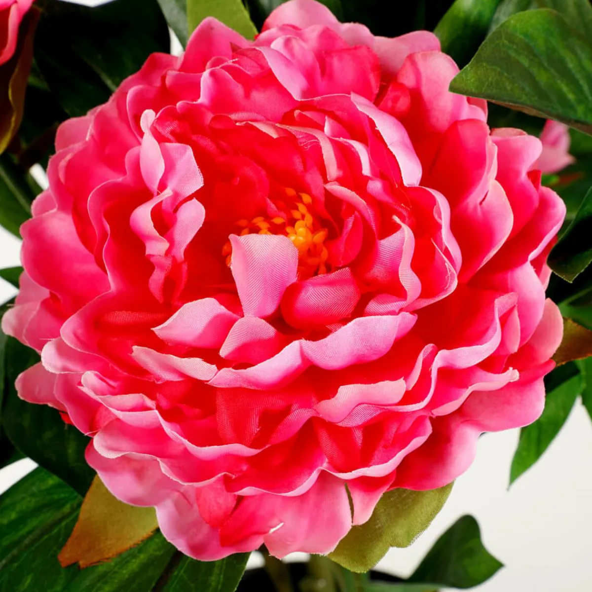 Best DecoWoerner Künstliche Pfingstrose Im Topf rosa