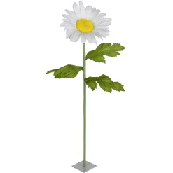 DecoWoerner Künstliche Riesen-Margerite, 110 Cm weiß