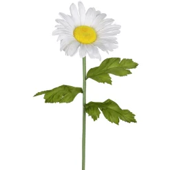 DecoWoerner Künstliche Riesen-Margerite, 110 Cm weiß
