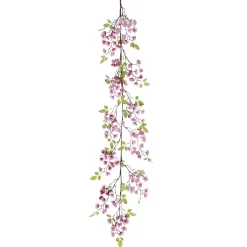 Clearance DecoWoerner Künstliche Kirschblüten-Girlande 140 Cm rosa