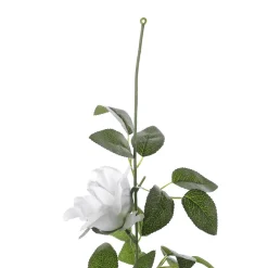 Discount DecoWoerner Künstliche Rosen-Ranke 180 Cm weiß