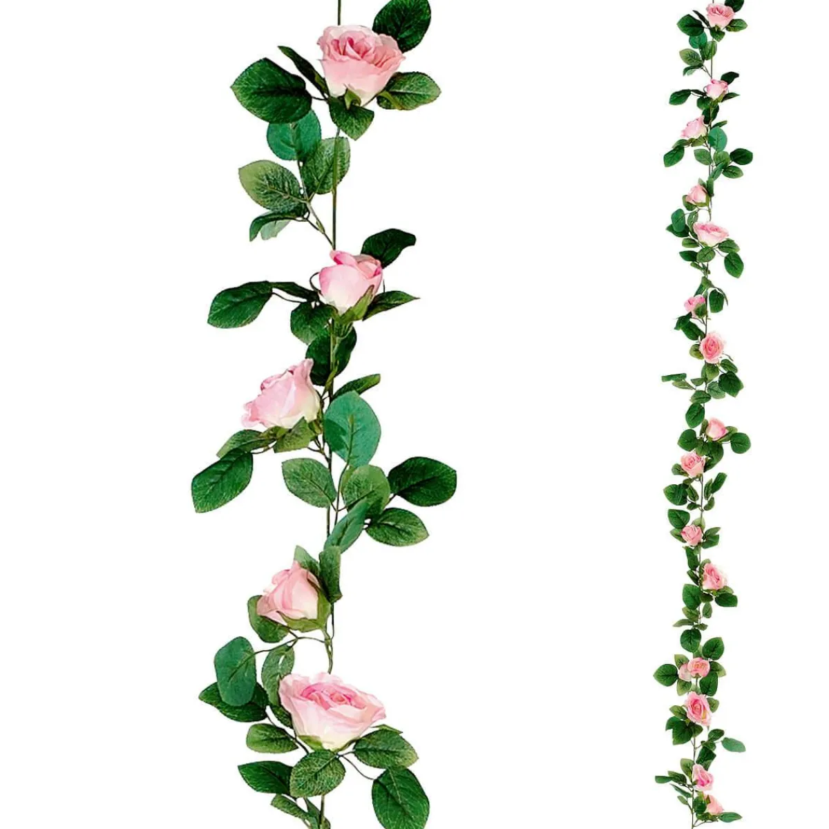 Clearance DecoWoerner Künstliche Rosen-Ranke , 180 Cm rosa