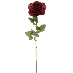 Clearance DecoWoerner Künstliche e Rose, 68 Cm rot