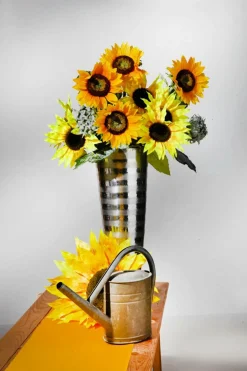 Outlet DecoWoerner Künstliche Sonnenblume, 85 Cm gelb