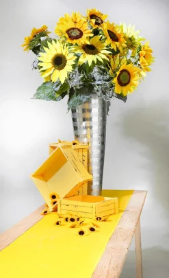 Outlet DecoWoerner Künstliche Sonnenblume, 85 Cm gelb