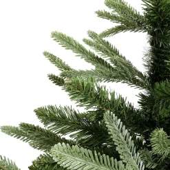 Discount DecoWoerner Künstliche Tanne Im Holzwürfel grün