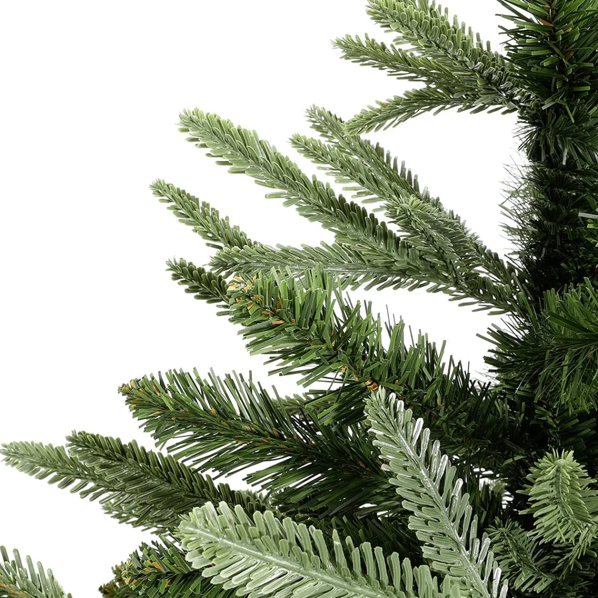 Discount DecoWoerner Künstliche Tanne Im Holzwürfel grün