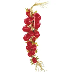 Sale DecoWoerner Künstliche Tomaten-Ranke 50 Cm rot