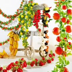 Sale DecoWoerner Künstliche Tomaten-Ranke 50 Cm rot