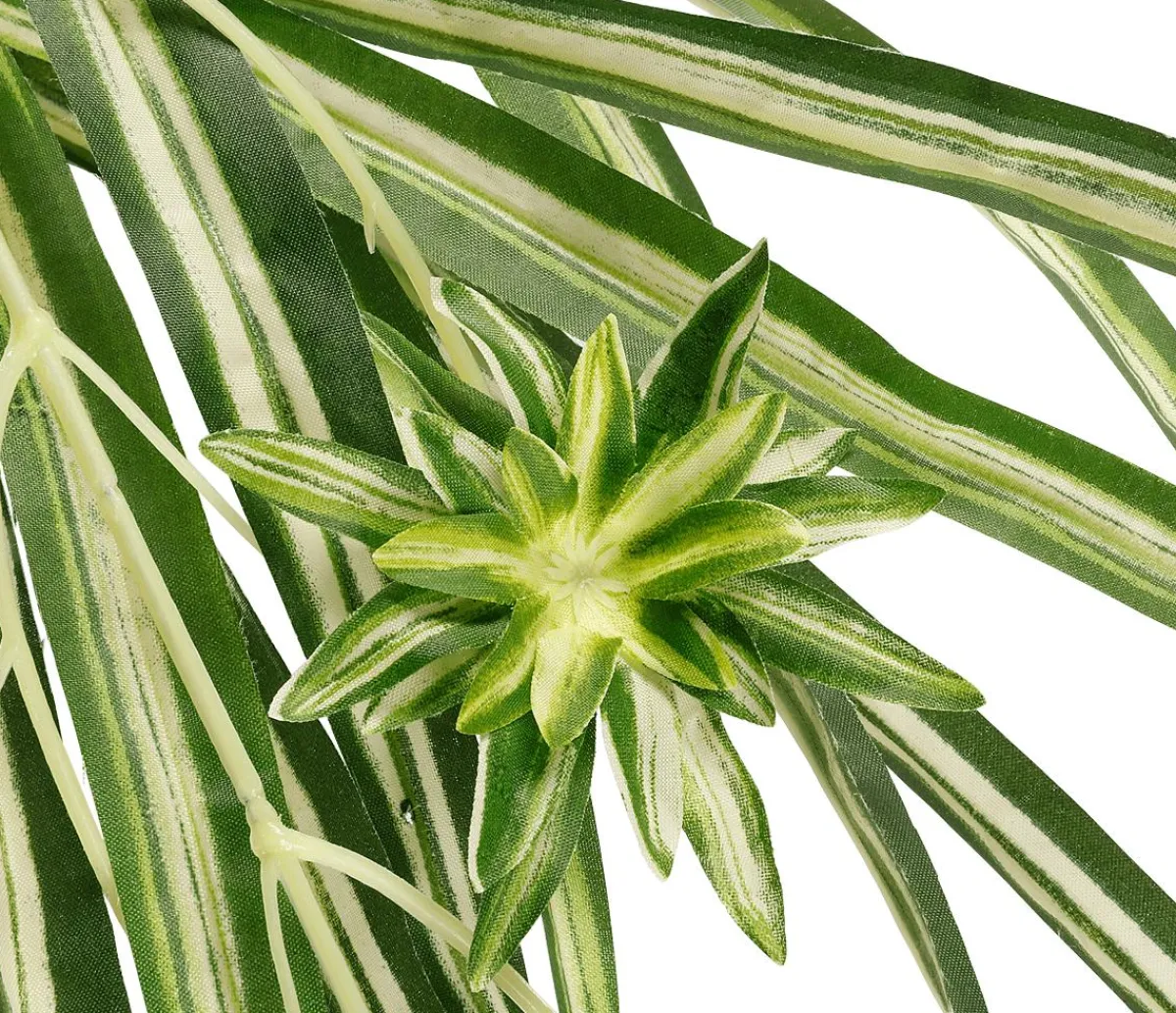 DecoWoerner Künstliche Wasserlilie Im Topf 40 Cm grün