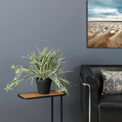 DecoWoerner Künstliche Wasserlilie Im Topf 40 Cm grün