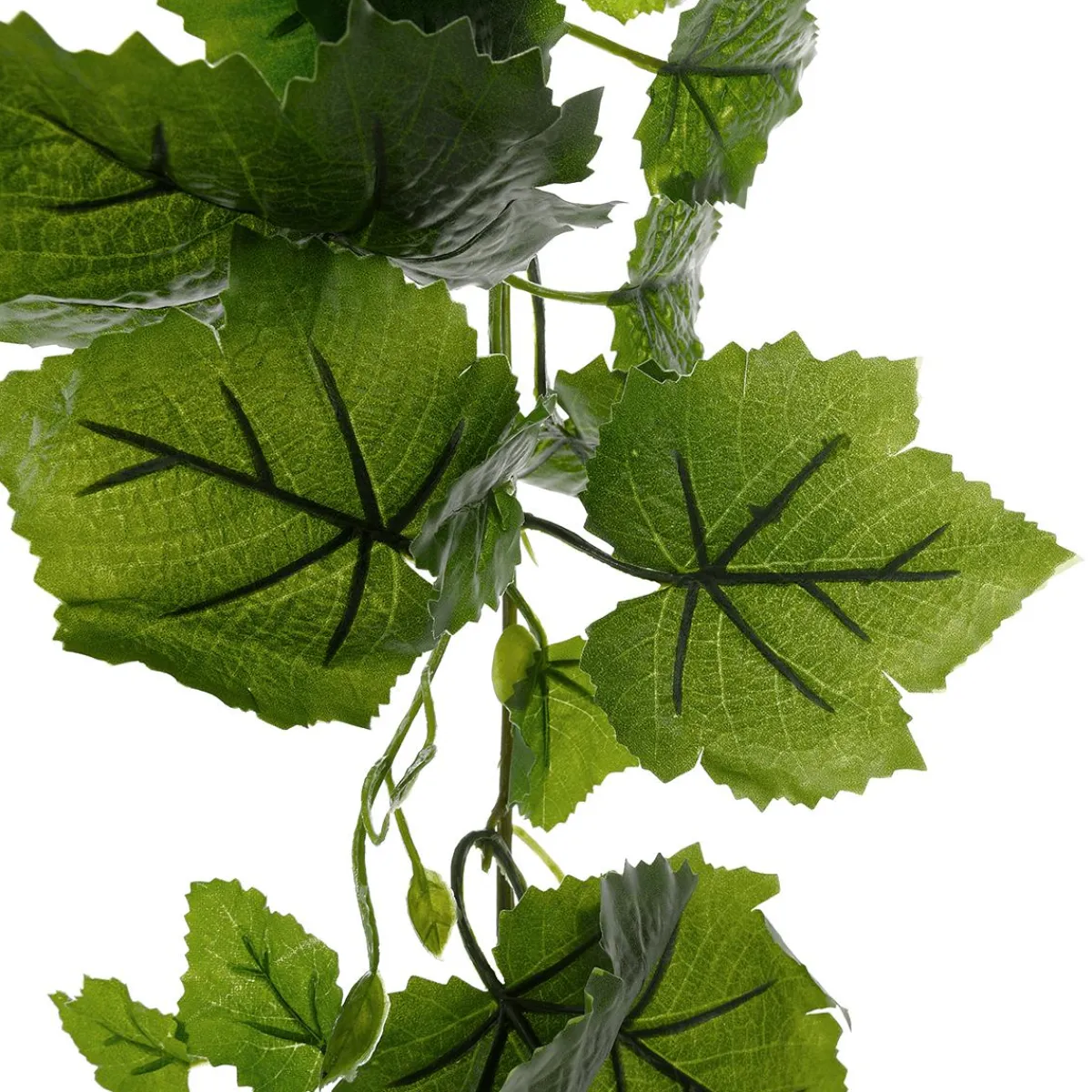 Outlet DecoWoerner Künstliche Weinblätter-Ranke, 160 Cm grün