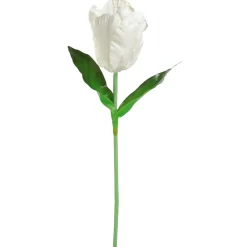 Discount DecoWoerner Künstliche XXL Tulpe, 140 Cm, weiß