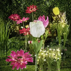 Discount DecoWoerner Künstliche XXL Tulpe, 140 Cm, weiß