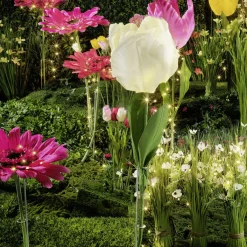 Discount DecoWoerner Künstliche XXL Tulpe, 140 Cm, weiß