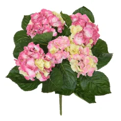 Outlet DecoWoerner Künstlichen Hortensienstrauß , B1, 45 Cm rosa