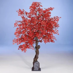 Sale DecoWoerner Künstlicher Ahorn Herbstbaum, 240 Cm rot