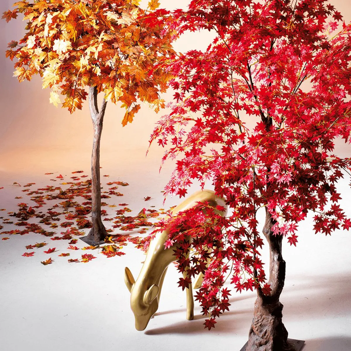Sale DecoWoerner Künstlicher Ahorn Herbstbaum, 240 Cm rot