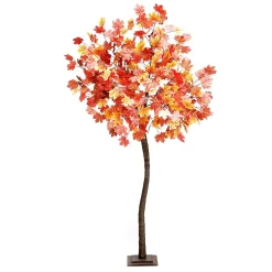Discount DecoWoerner Künstlicher Ahornbaum 200 Cm orange