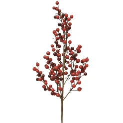 Clearance DecoWoerner Künstlicher Beerenzweig 78 Cm rot