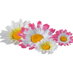 Clearance DecoWoerner Künstlicher Blütenkopf Gänseblümchen 83 Cm Ø weiß