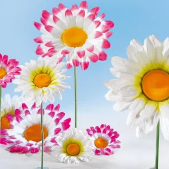 Clearance DecoWoerner Künstlicher Blütenkopf Gänseblümchen 83 Cm Ø weiß