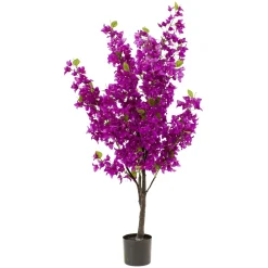 Best DecoWoerner Künstlicher Bougainvillea-Baum 145 Cm rot