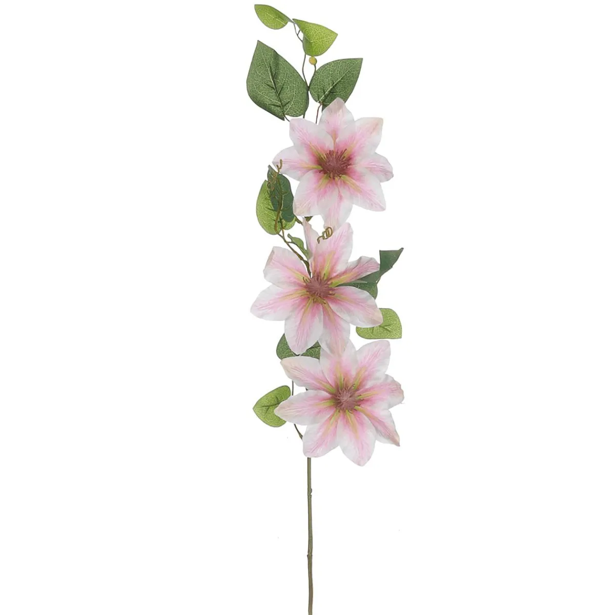 Clearance DecoWoerner Künstlicher Clematis-Zweig , 80 Cm rosa