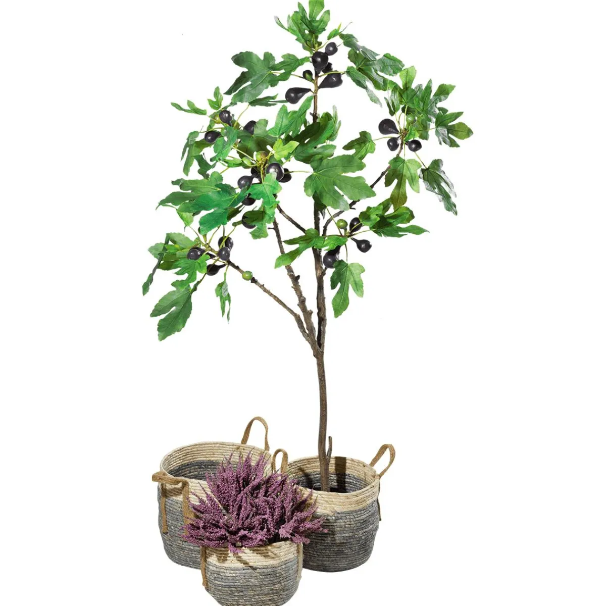 Best DecoWoerner Künstlicher Erikabusch Heidekraut, 30 Cm violett