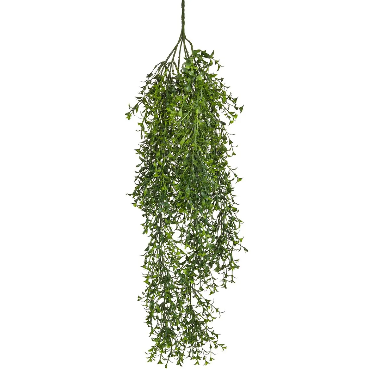 Clearance DecoWoerner Künstlicher Farnhänger Schwer Entflammbar B1, 80 Cm grün